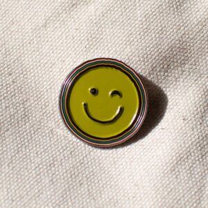 Wink & Smile Enamel Pin
